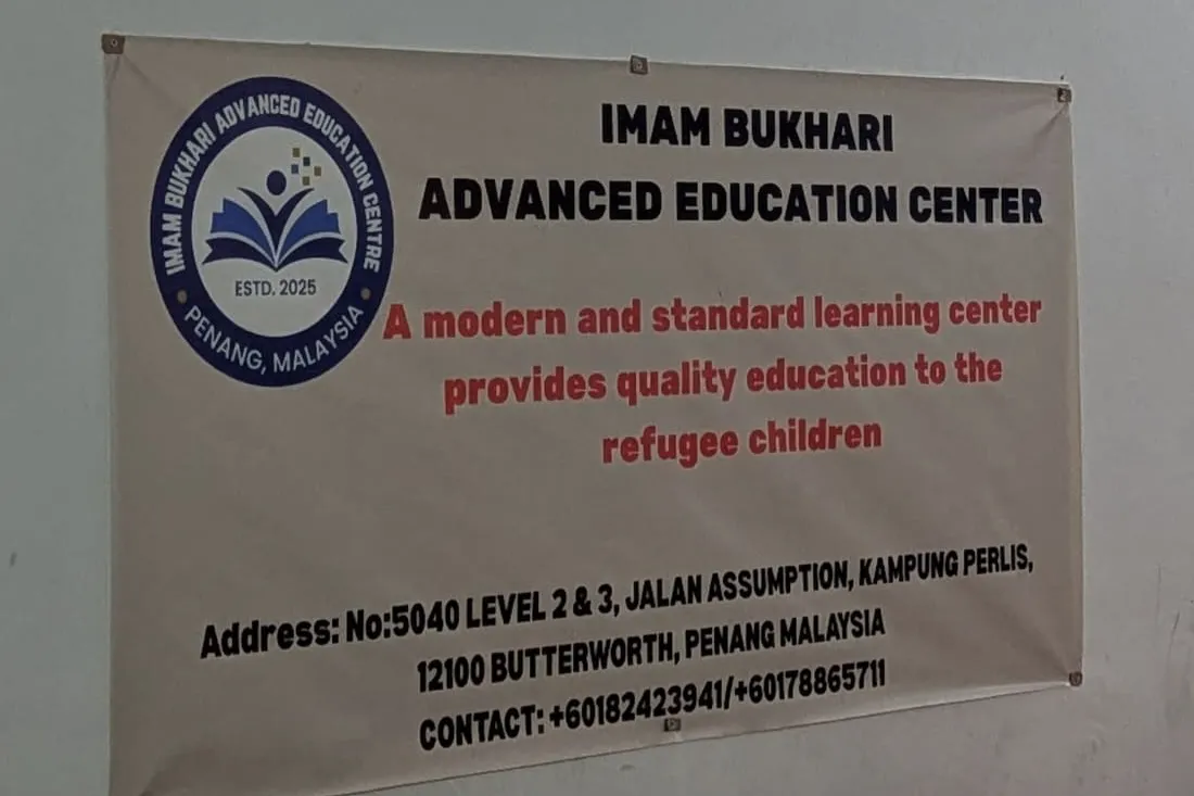 Education project for vulnerable Rohingya refugee children in Penang Malaysia as they don't have access to education