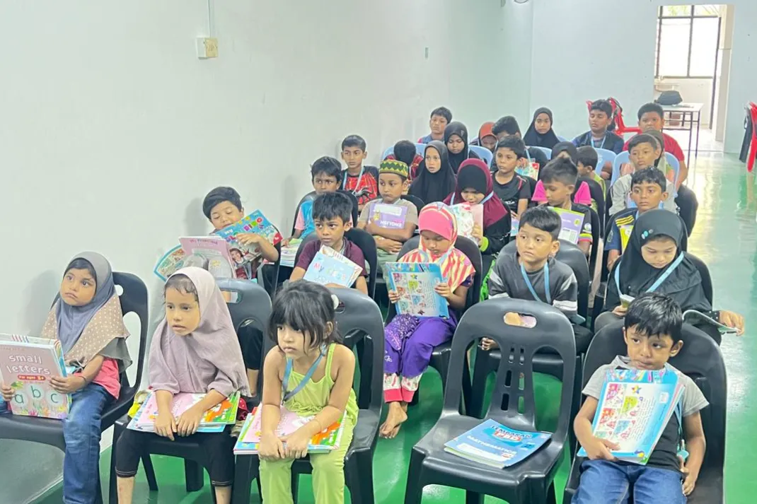 Education project for vulnerable Rohingya refugee children in Penang Malaysia as they don't have access to education