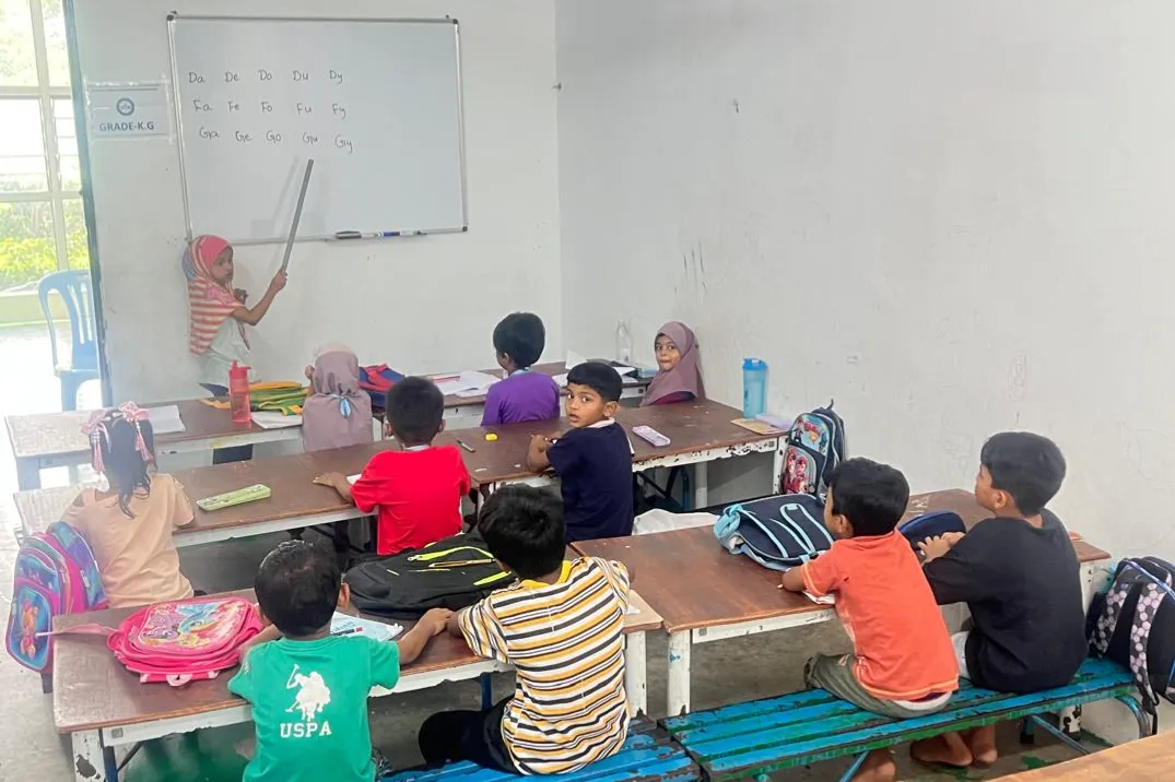 Education project for vulnerable Rohingya refugee children in Penang Malaysia as they don't have access to education